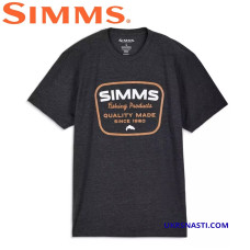 Футболка Simms Stamp Lock T-Shirt Charcoal Heather